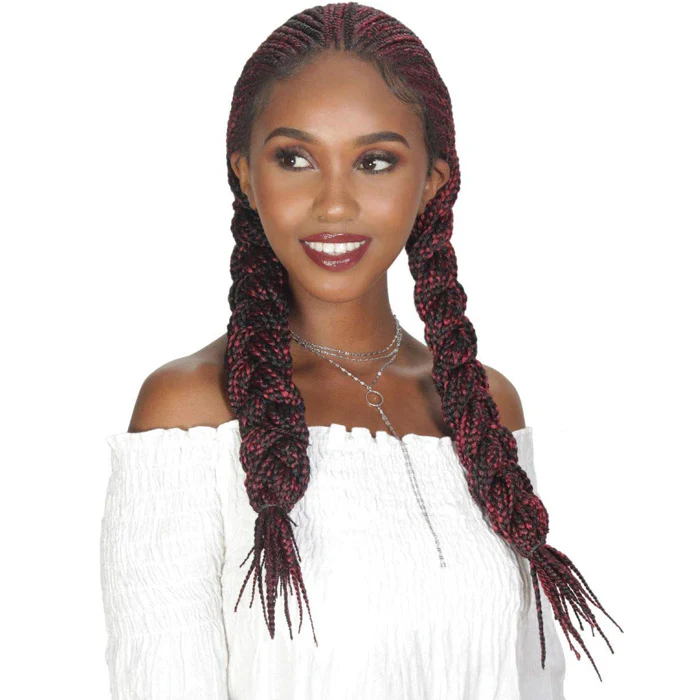 Zury Sis Diva Lace Front Wig - DIVA-LACE FULANI BOX 30" - Image 2