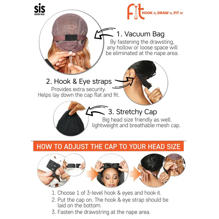 Zury Sis Fit Cap Lace Part Wig - ALANA - Image 8