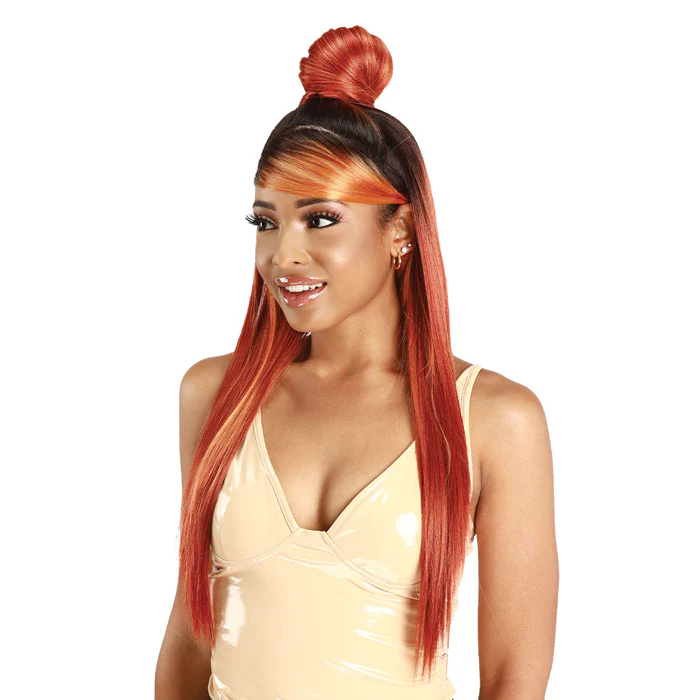 Zury Sis Half Up Down Split/Swoop Bang HD Lace Front Wig - LF-SB KAIA - Image 3