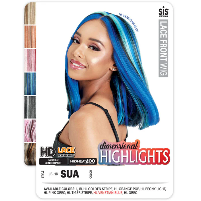 Zury Sis Synthetic HD Lace Front Wig - LF-HD SUA - Image 3