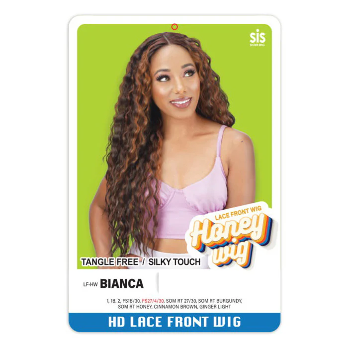 Zury Sis Honey Wig HD Lace Front Wig - LF-HW BIANCA - Image 3