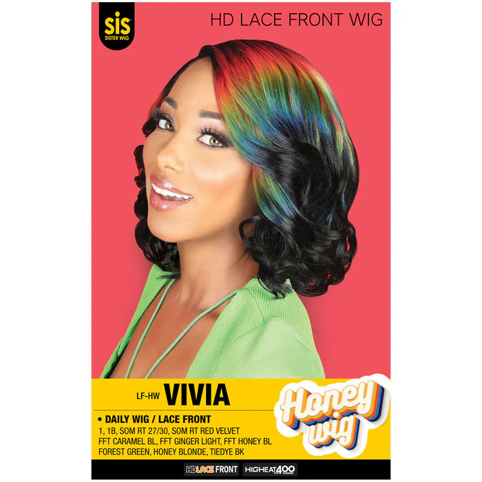 Zury Sis Synthetic Honey Wig HD Lace Front Wig - VIVIA - Image 2