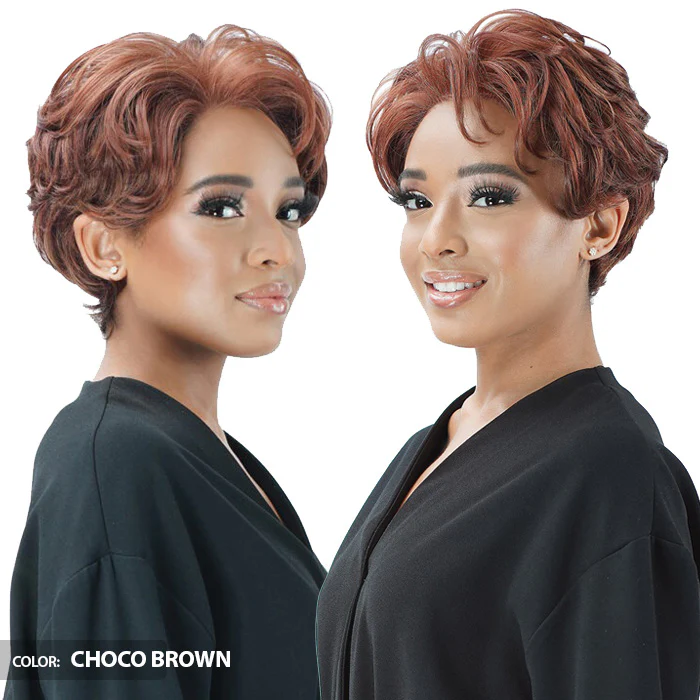 Zury Sis Human Hair Blend 4" HD Lace Front Wig - PM-LF LUCY - Image 4