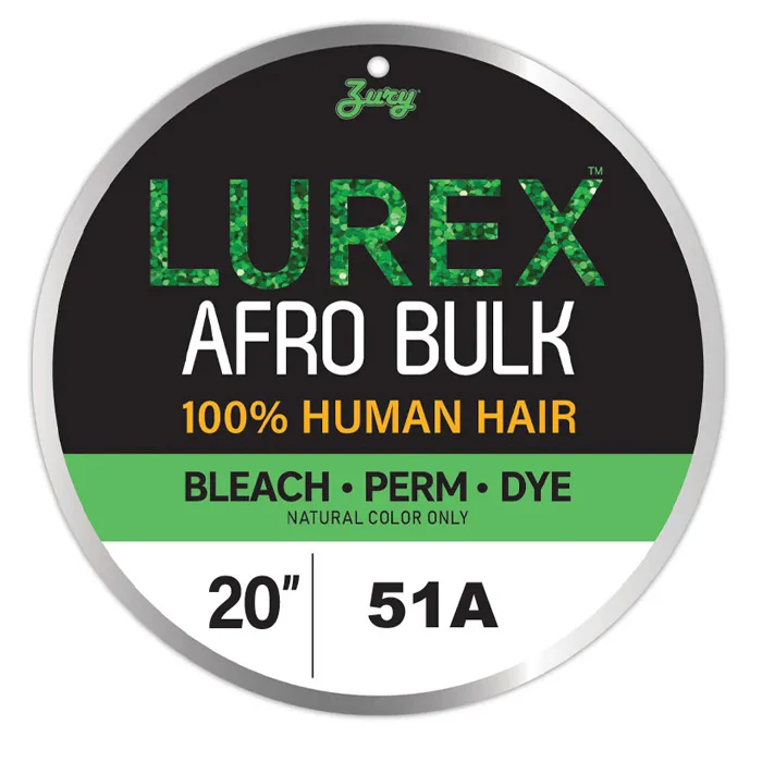 Zury Sis Lurex 100% Human Hair Braid - AFRO BULK 20" 3X - Image 2