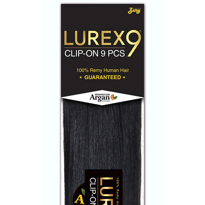 Zury Sis Lurex 9 100% Remy Human Hair Clip-On Weave - STRAIGHT 9 PCS 16-24" - Image 2