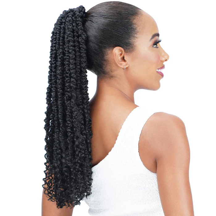 Zury Sis Miss Drawstring Drawstring Braid Ponytail - MISS PASSION TWIST 18" - Image 2