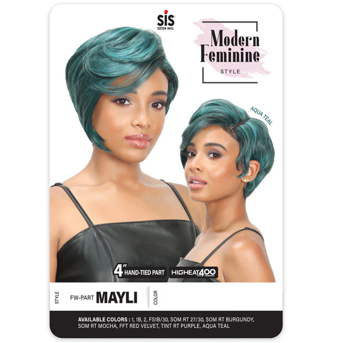 Zury Sis Modern Feminine 4" Hand-Tied Part Wig - FW-PART MAYLI - Image 4