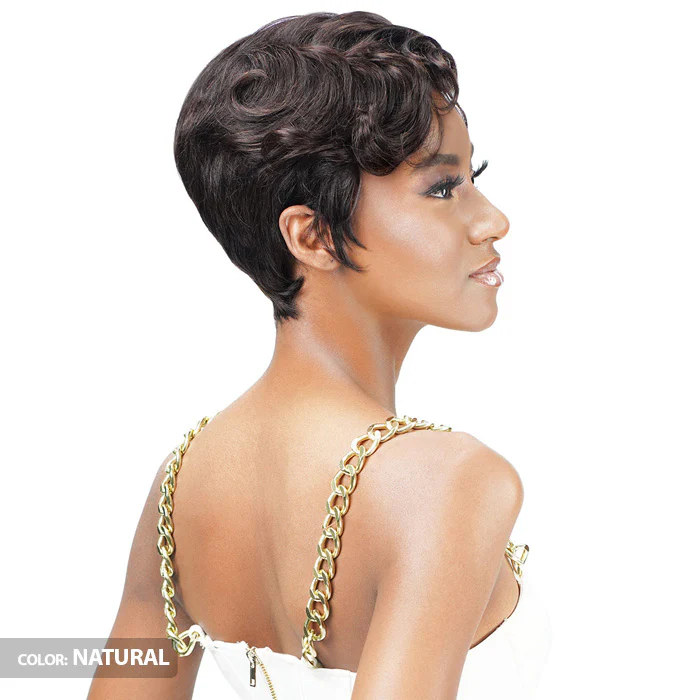 Zury Sis Ms. Wisdom Salt & Pepper 100% Human Hair Full Wig - ZEN - Image 2