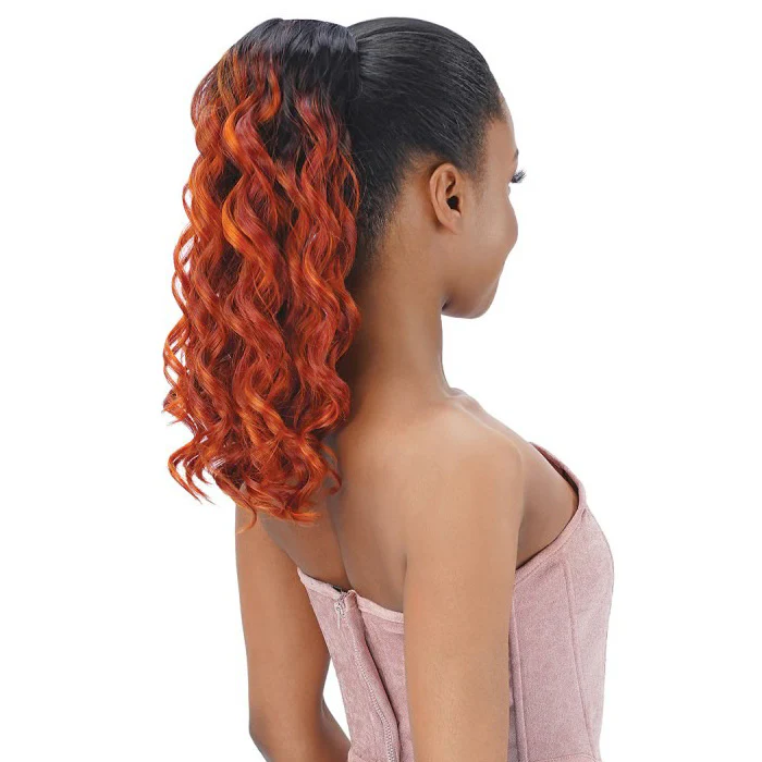 Zury Sis Natural Dream Miss Drawstring Ponytail - MISS ND CURLY 14" - Image 2