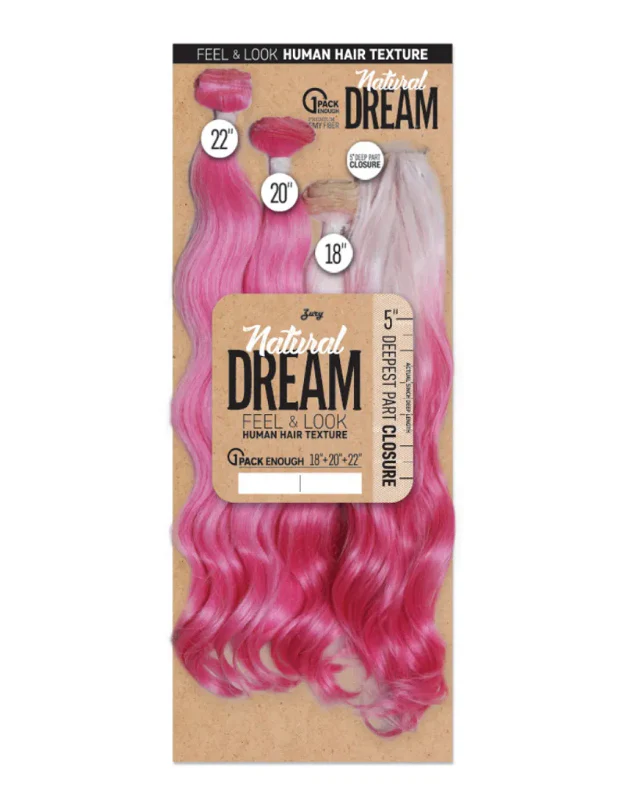 Zury Sis Natural Dream Weave - MULTI BODY 18/20/22" + 5" DEEP CLOSURE - Image 2