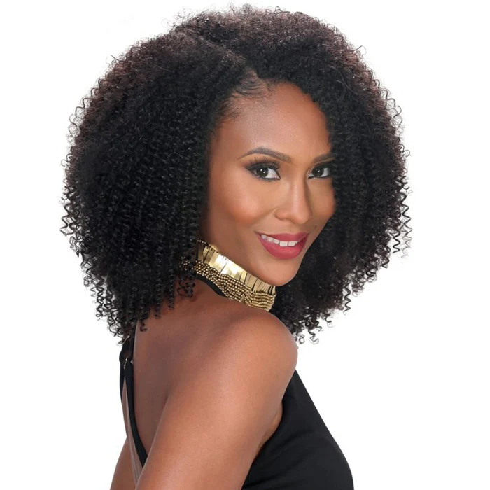 Zury Sis Naturali Star 100% Human Hair Weave Clip-On 9 - 4A COILY 9 PCS