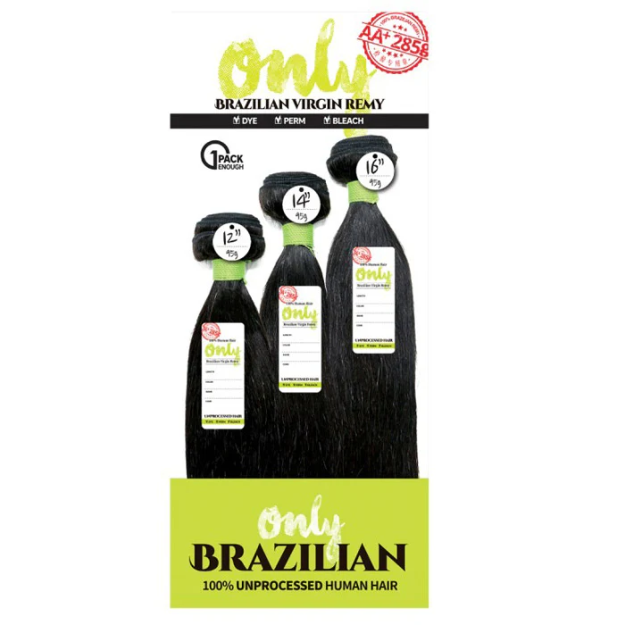 Zury Sis Only 100% Unprocessed Brazilian Virgin Remy Human Hair Weaves - ONLY BRZ MULTI S-BODY 10-22" - Image 3