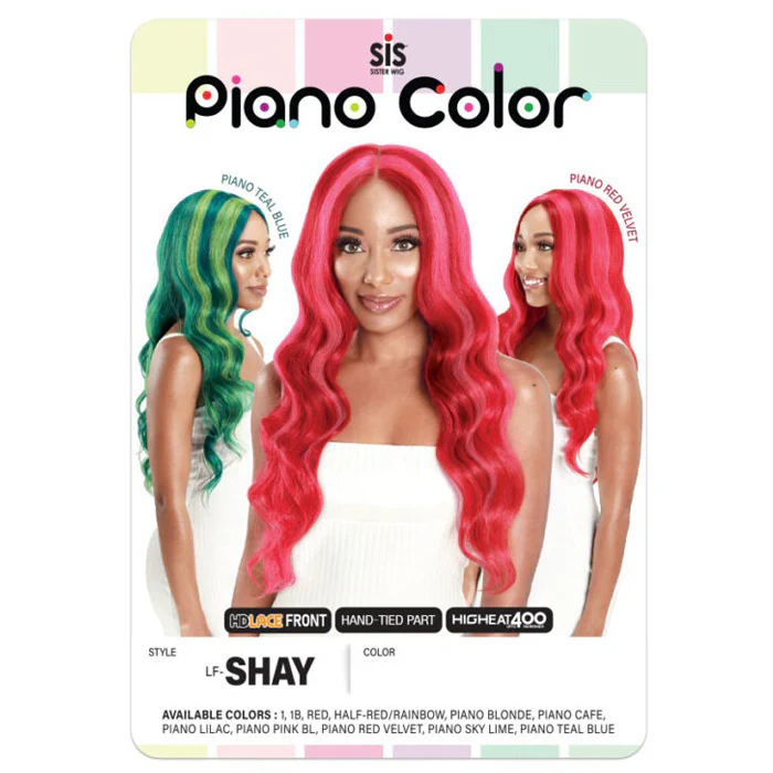 Zury Sis Piano Color HD Lace Front Wig - LF-SHAY - Image 7