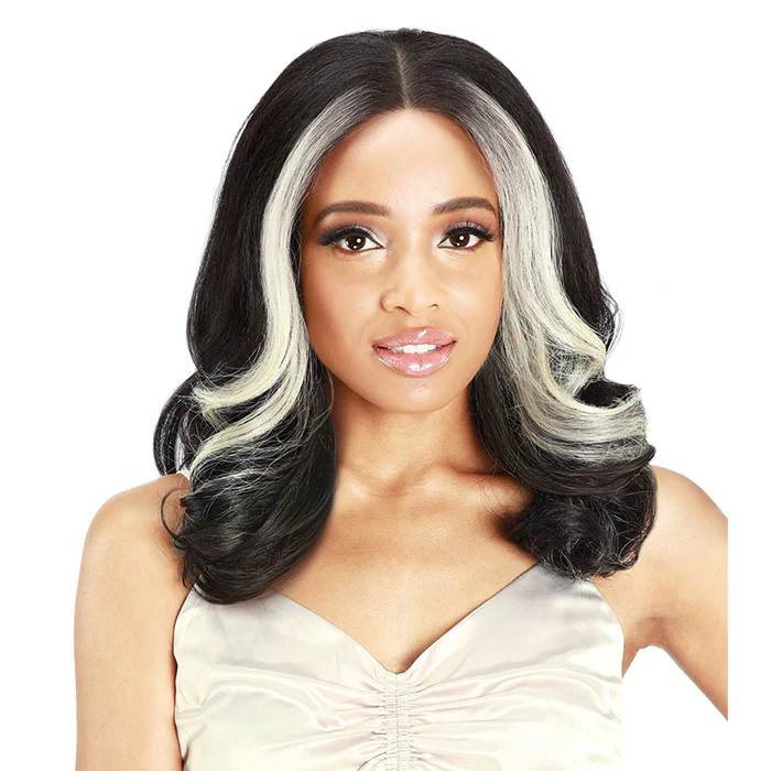 Zury Sis Prime Human Hair Blend 13X4 Free Part HD Lace Front Wig - MELLY