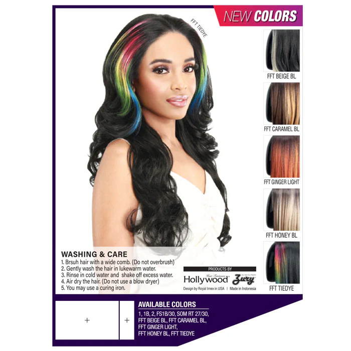 Zury Sis Prime Human Hair Blend 13x4 HD Lace Front Wig - PM-FP LACE NADIA - Image 4