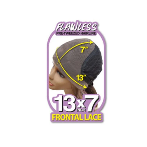Zury Sis Prime Human Hair Blend 13x7 HD Frontal Lace Wig - PM - IZA - Image 4