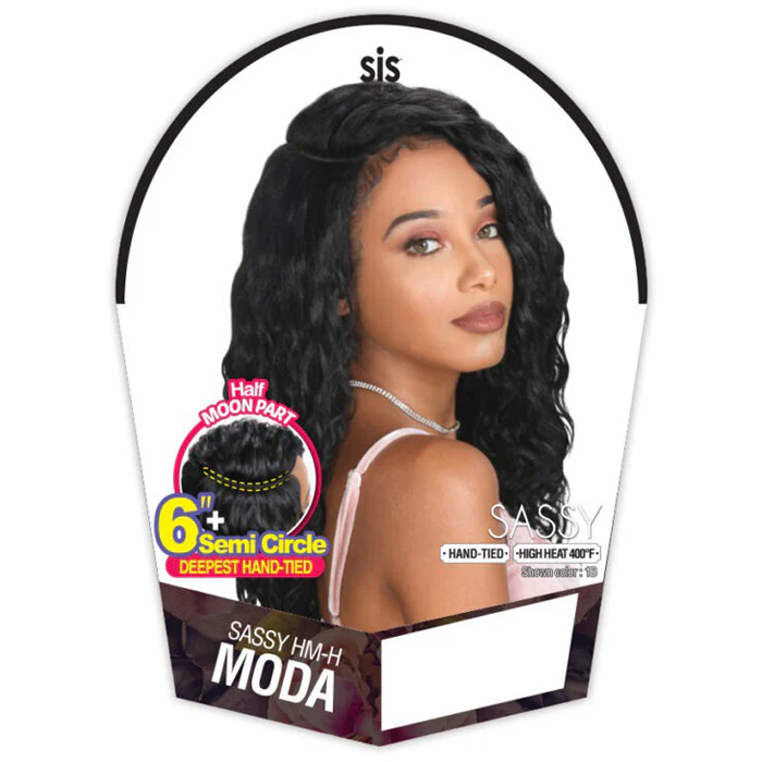 Zury Sis Sassy Lively Spirit Half Moon Part Wig - SASSY HM-H MODA - Image 3