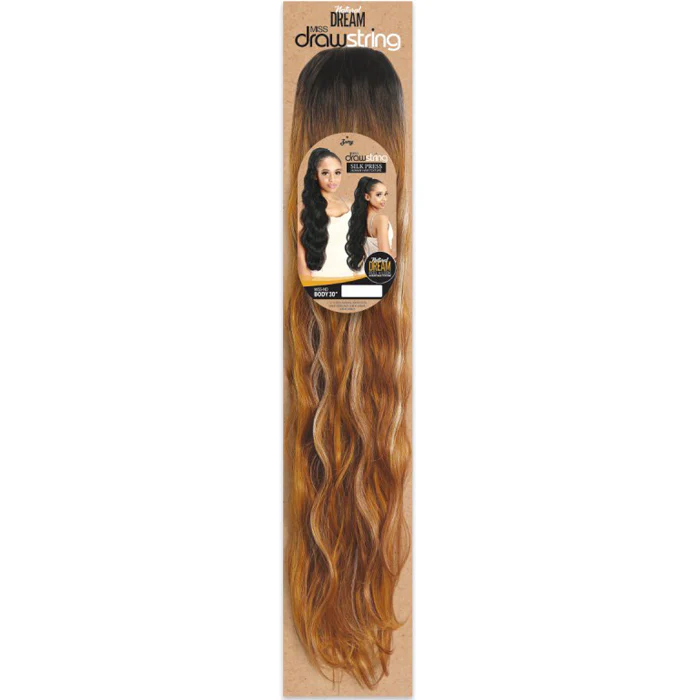 Zury Sis Silk Press Human Hair Texture Ponytail - MISS ND BODY - Image 2