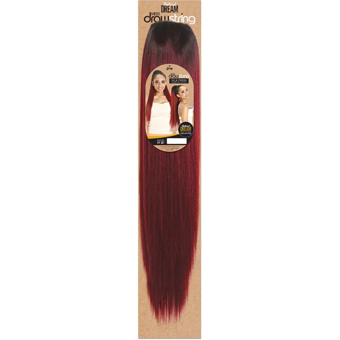 Zury Sis Silk Press Human Hair Texture Ponytail - MISS ND STRAIGHT - Image 2